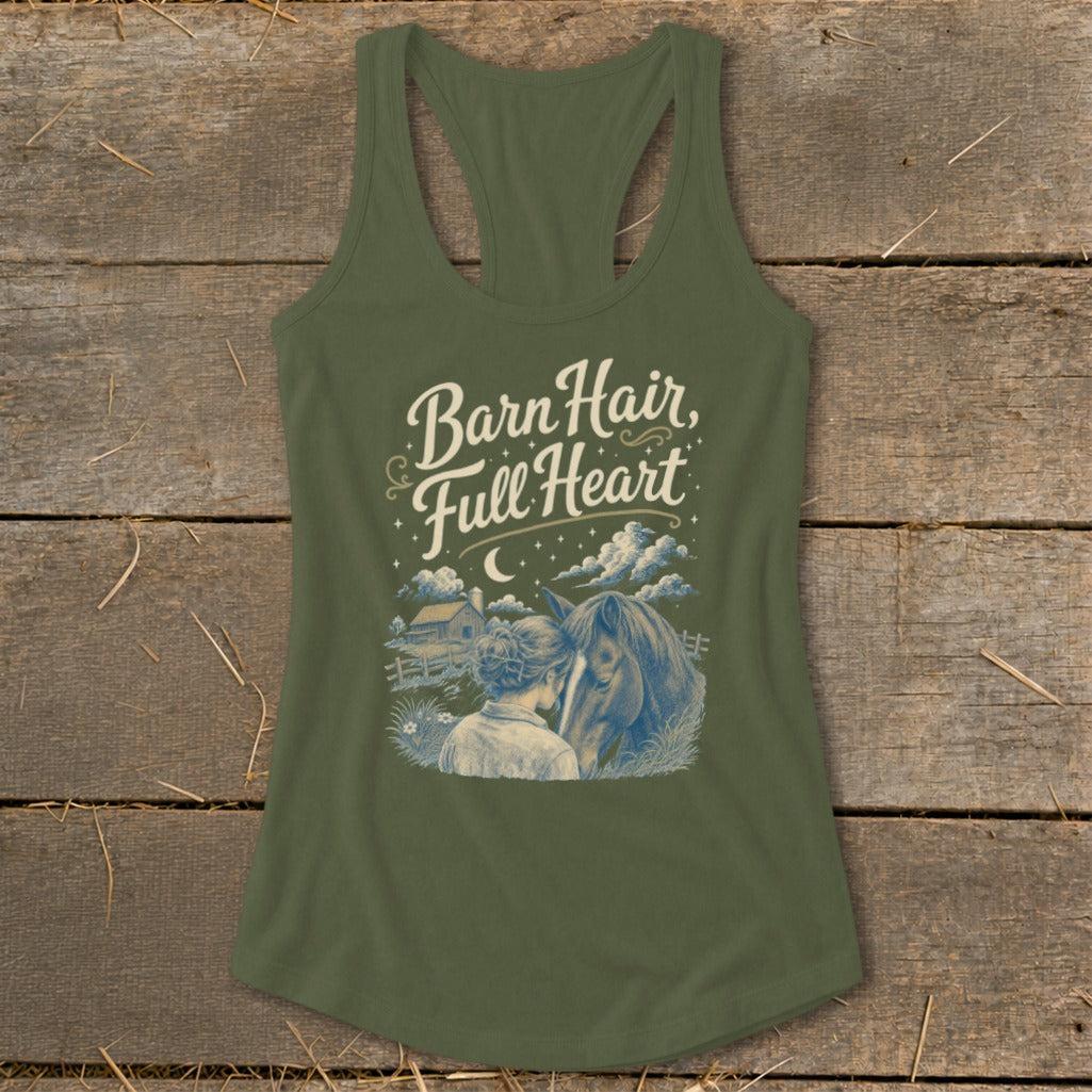 Barn Hair Full Heart Racerback Tank