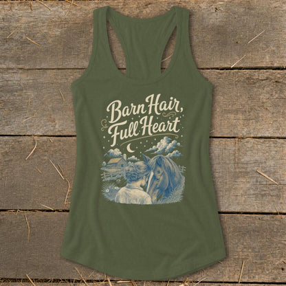 Barn Hair Full Heart Racerback Tank
