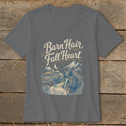 Barn Hair Full Heart V-neck
