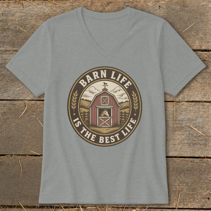 Barn Life is the Best Life V-neck