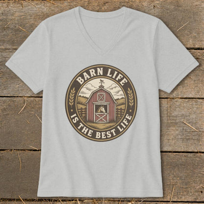 Barn Life is the Best Life V-neck