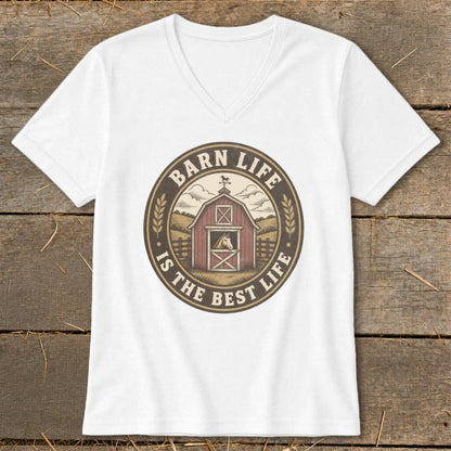 Barn Life is the Best Life V-neck