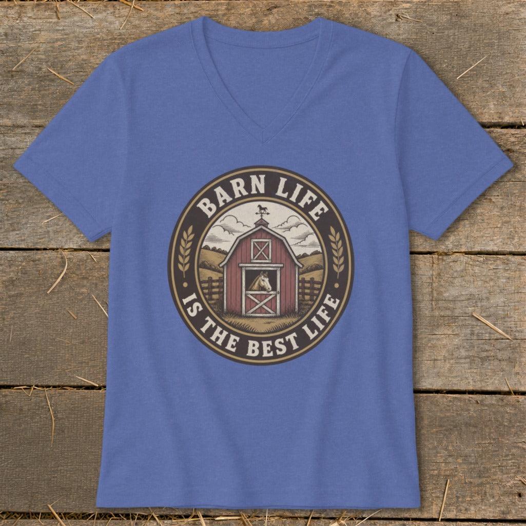 Barn Life is the Best Life V-neck