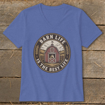 Barn Life is the Best Life V-neck