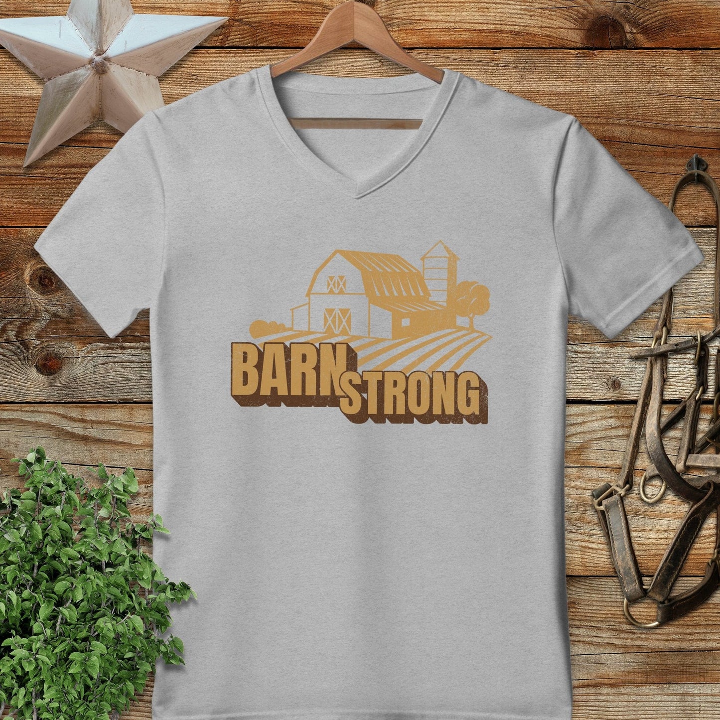 Barn Strong V-neck