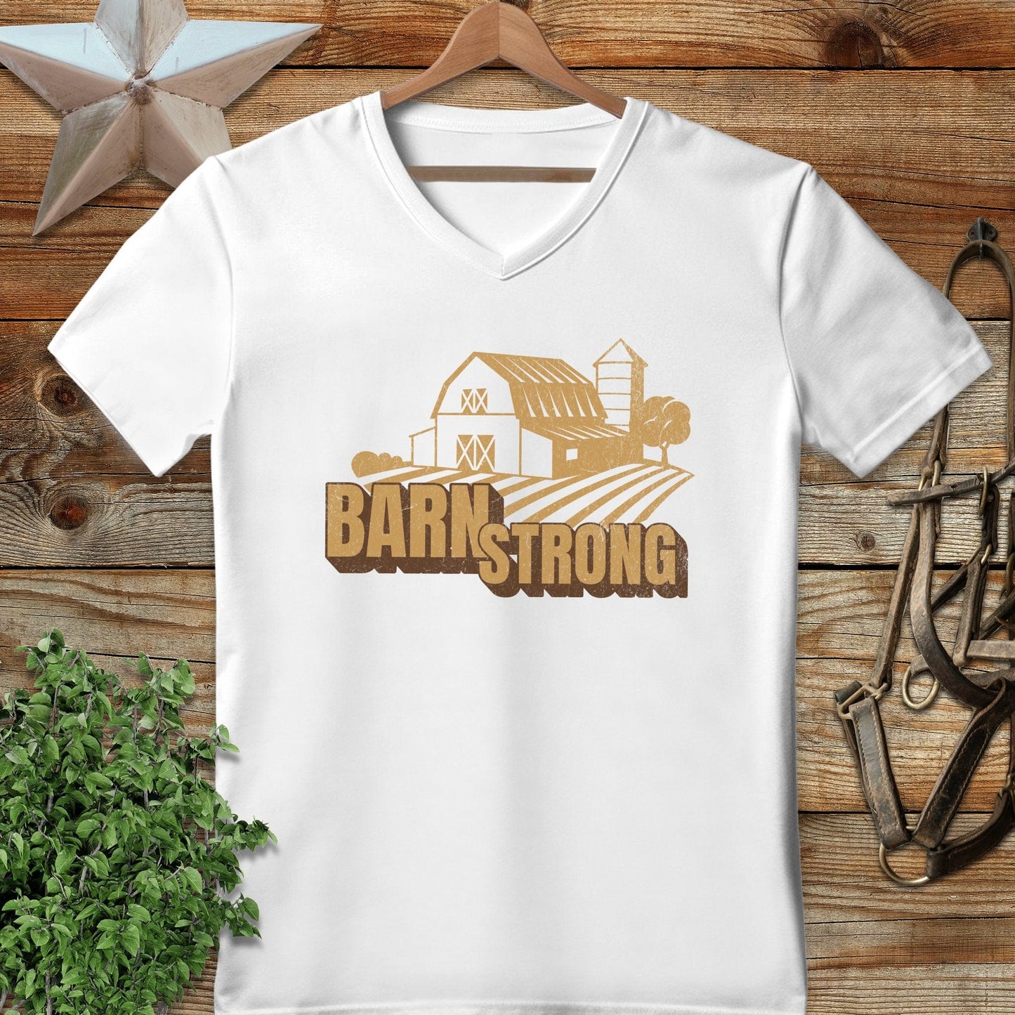 Barn Strong V-neck