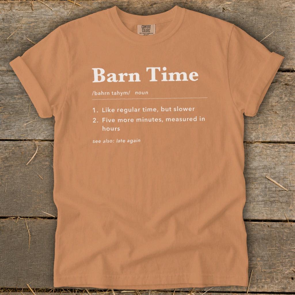 Barn Time Definition Signature Tee