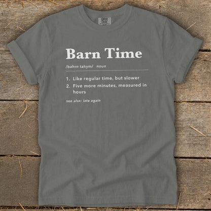 Barn Time Definition Signature Tee