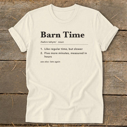 Barn Time Definition Softstyle Tee