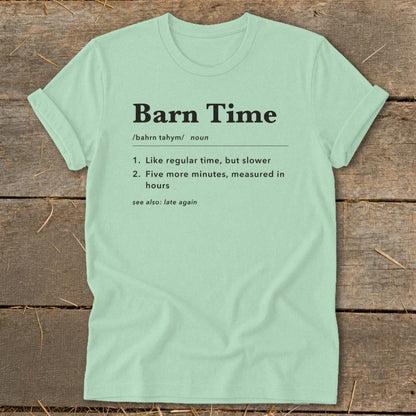 Barn Time Definition Softstyle Tee