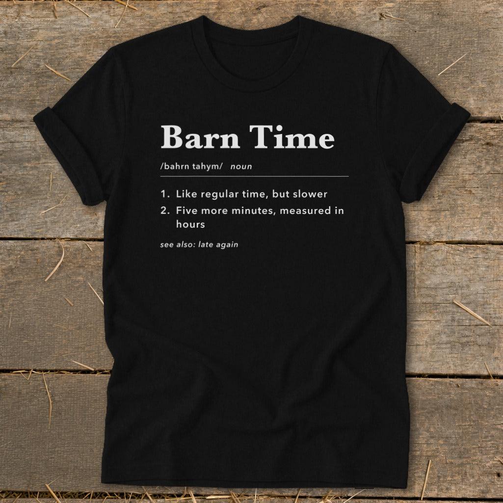 Barn Time Definition Softstyle Tee