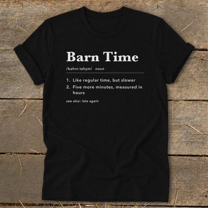Barn Time Definition Softstyle Tee