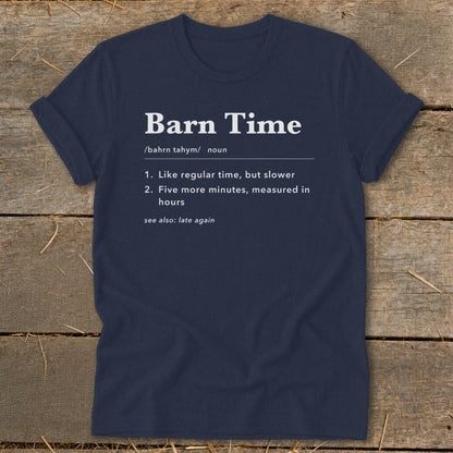 Barn Time Definition Softstyle Tee