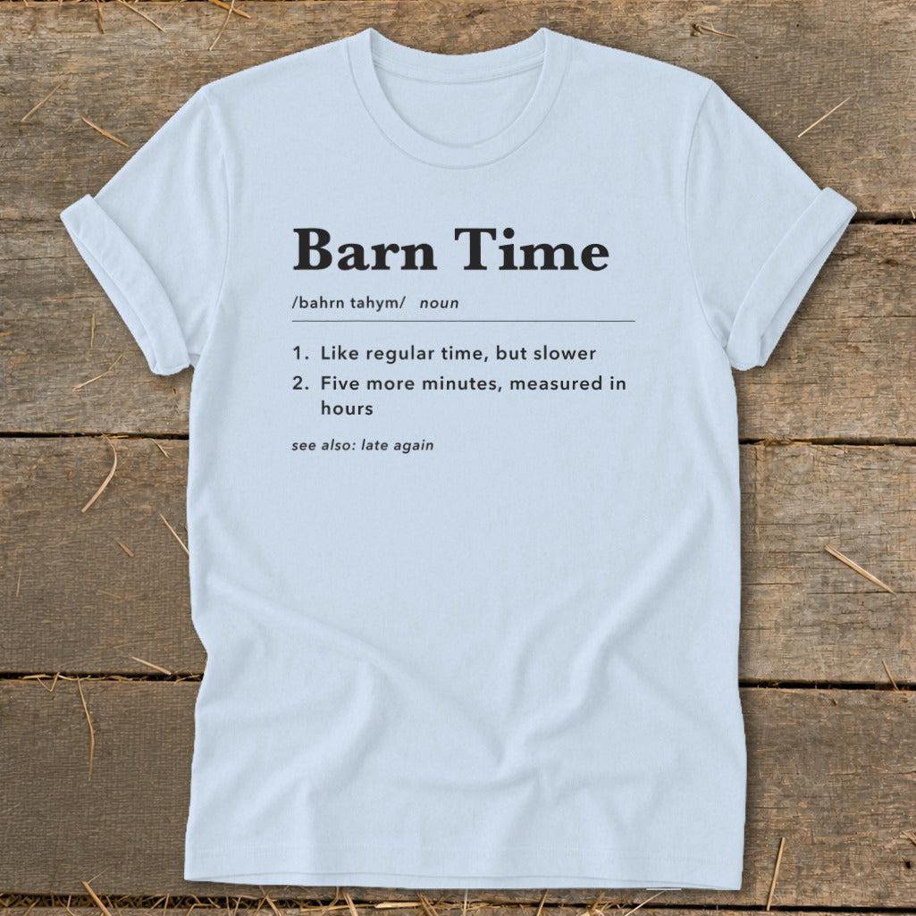 Barn Time Definition Softstyle Tee
