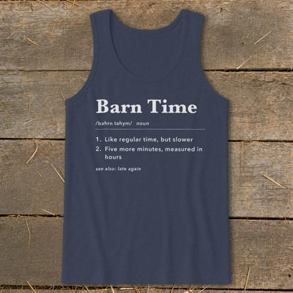 Barn Time Definition Tank Top