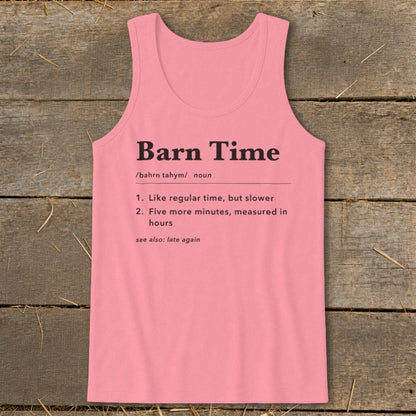 Barn Time Definition Tank Top