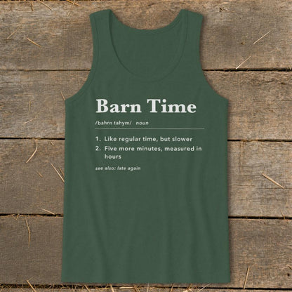 Barn Time Definition Tank Top