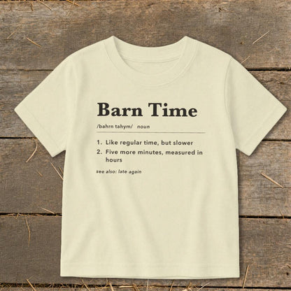 Barn Time Definition Toddler Tee