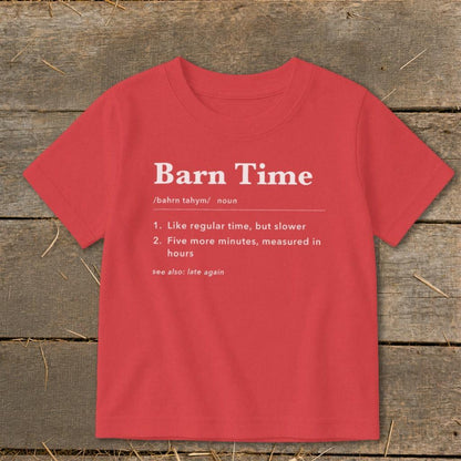 Barn Time Definition Toddler Tee