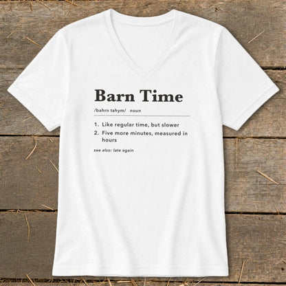 Barn Time Definition V-neck