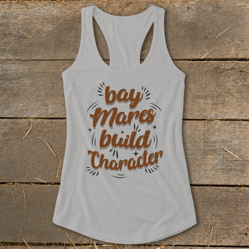 Bays Build Character Racerback Tank