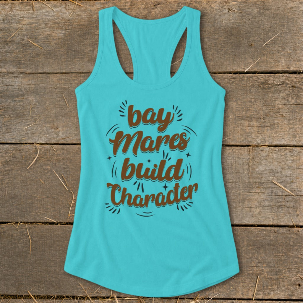 Bays Build Character Racerback Tank