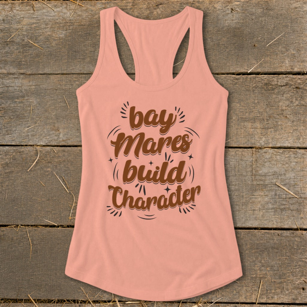 Bays Build Character Racerback Tank