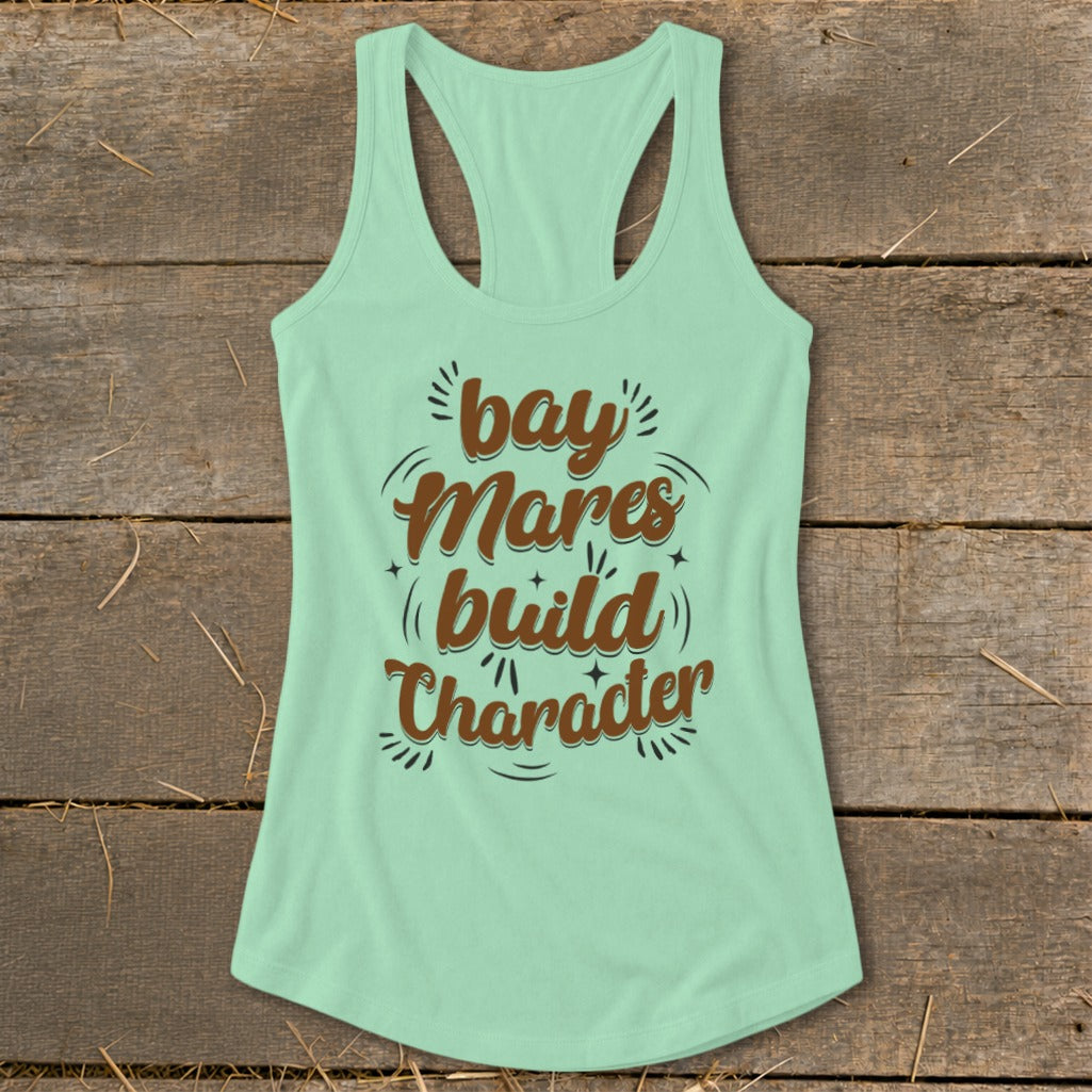 Bays Build Character Racerback Tank