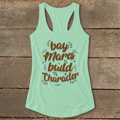 Bays Build Character Racerback Tank
