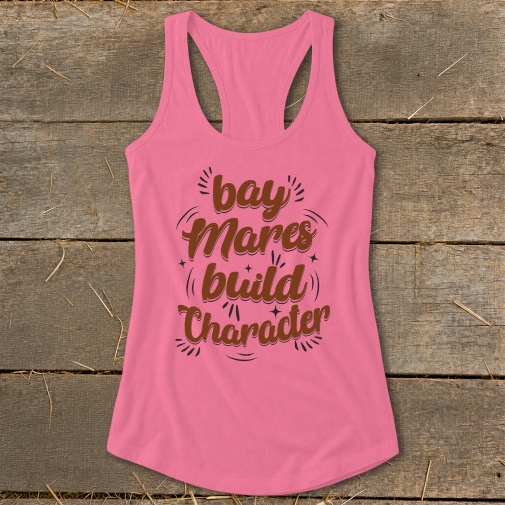 Bays Build Character Racerback Tank