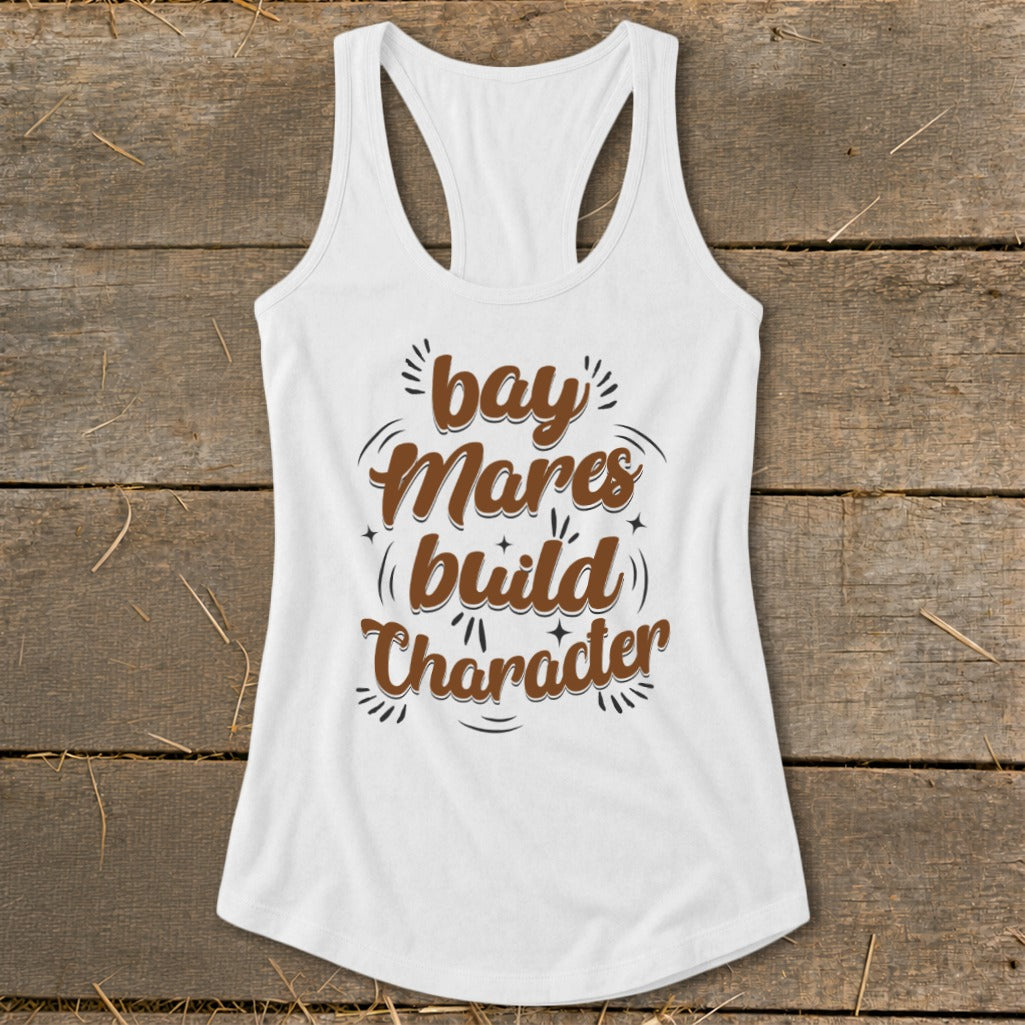 Bays Build Character Racerback Tank