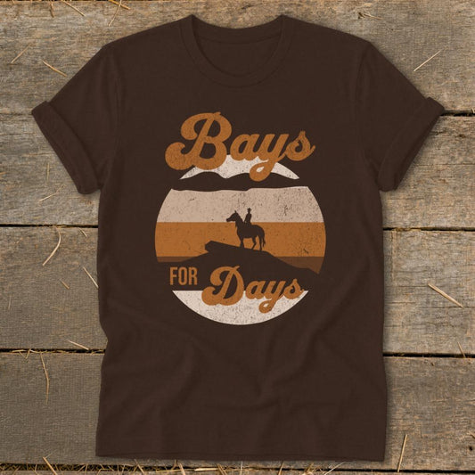 Bays for Days Softstyle Tee - Chocolate