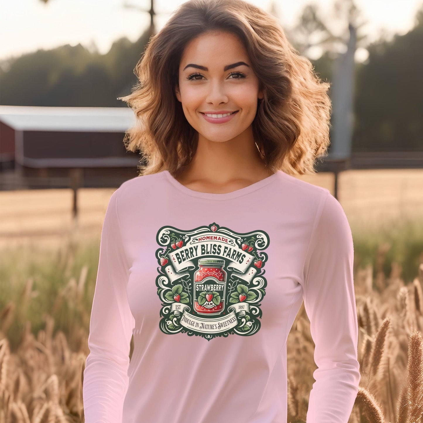 Berry Bliss Farms Long Sleeve Tee