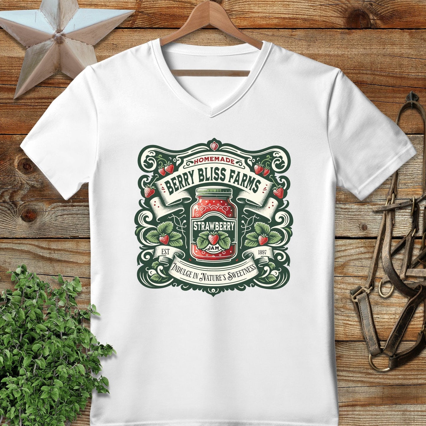 Berry Bliss Farms V-neck