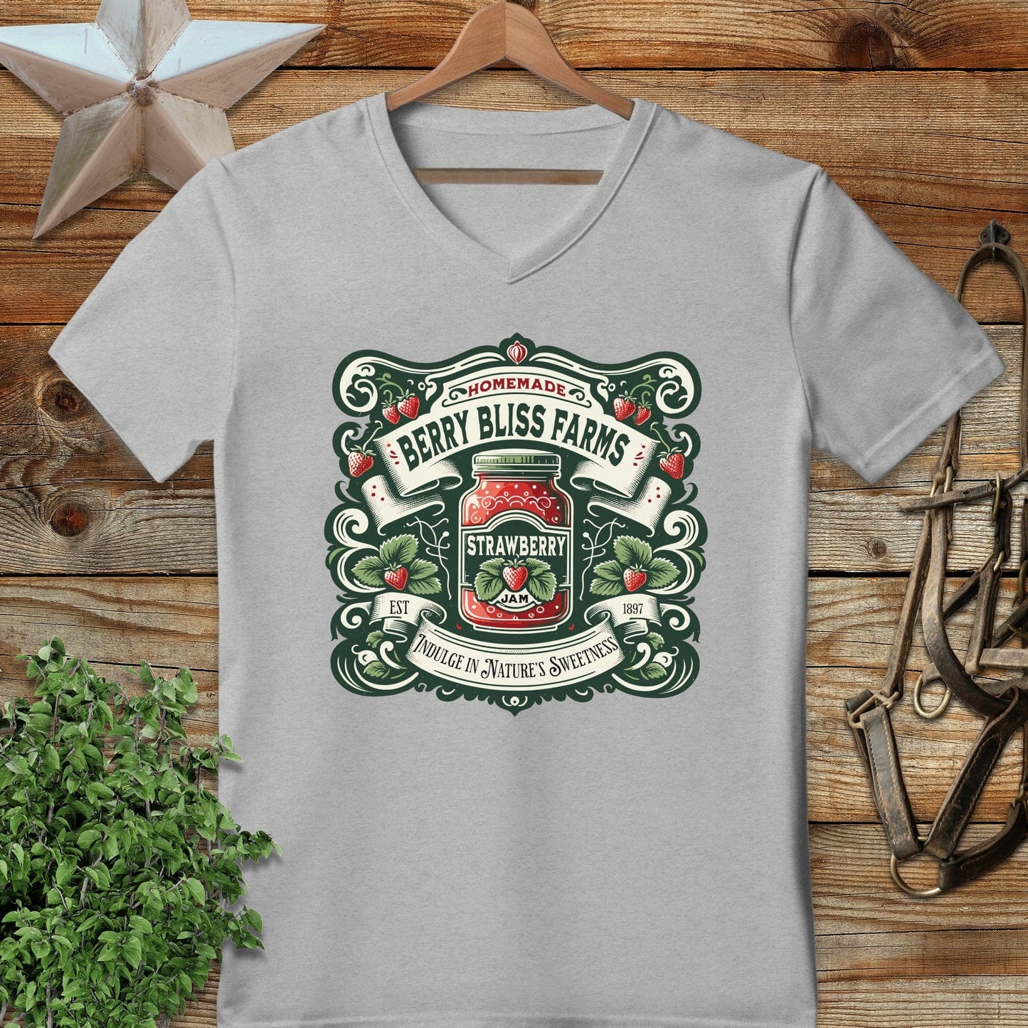 Berry Bliss Farms V-neck