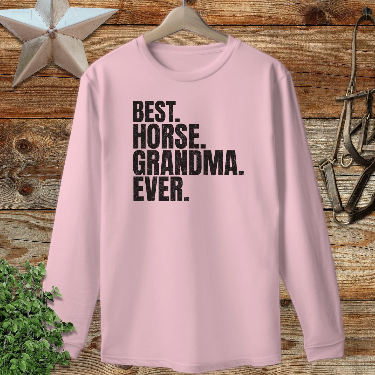 Best Horse Grandma Ever Long Sleeve Tee
