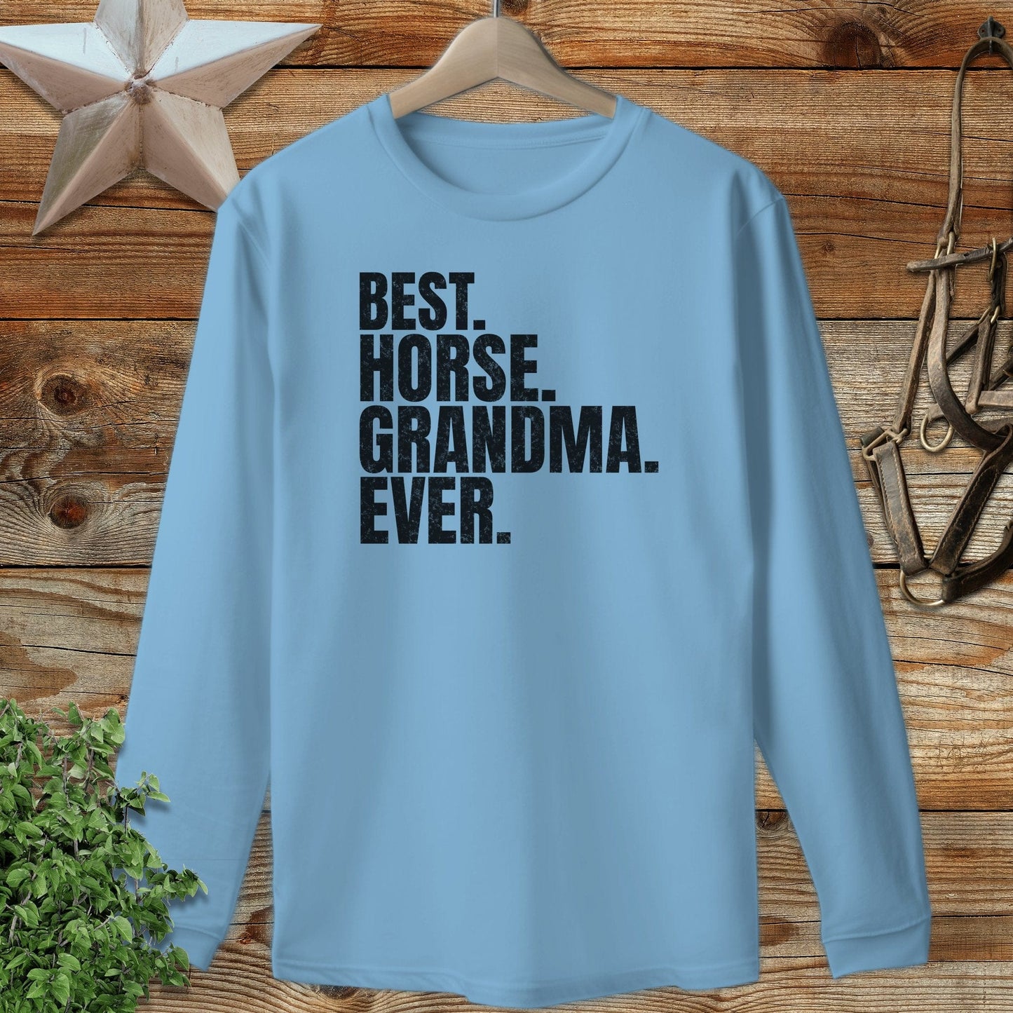 Best Horse Grandma Ever Long Sleeve Tee