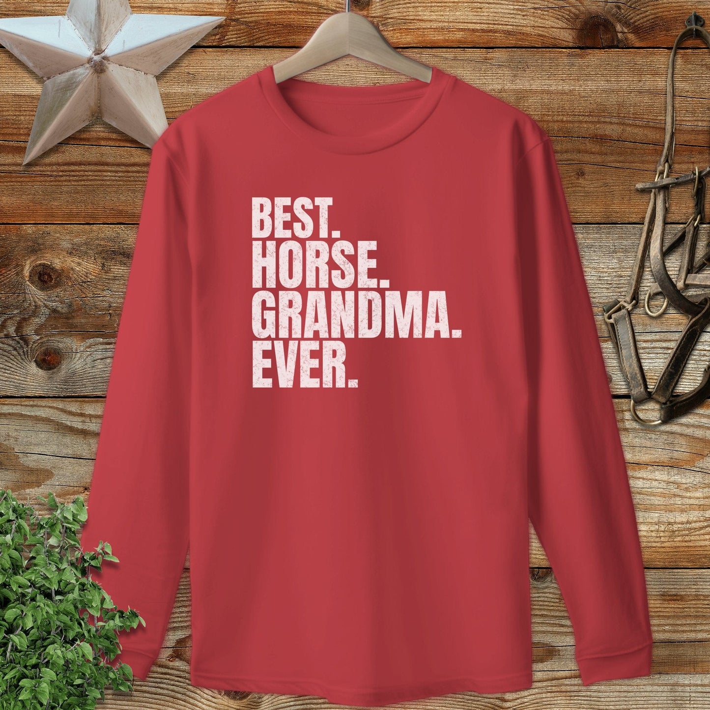 Best Horse Grandma Ever Long Sleeve Tee