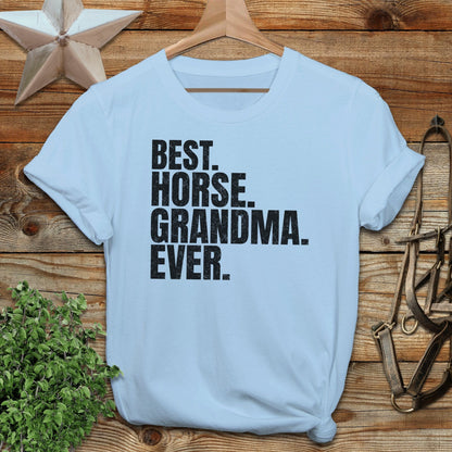 Best Horse Grandma Ever Softstyle Tee