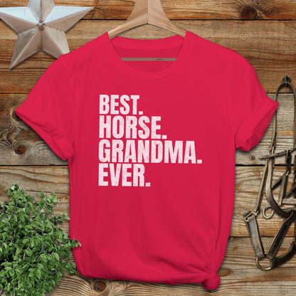 Best Horse Grandma Ever Softstyle Tee