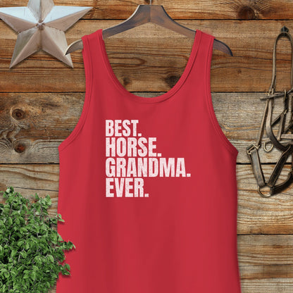 Best Horse Grandma Ever Tank Top
