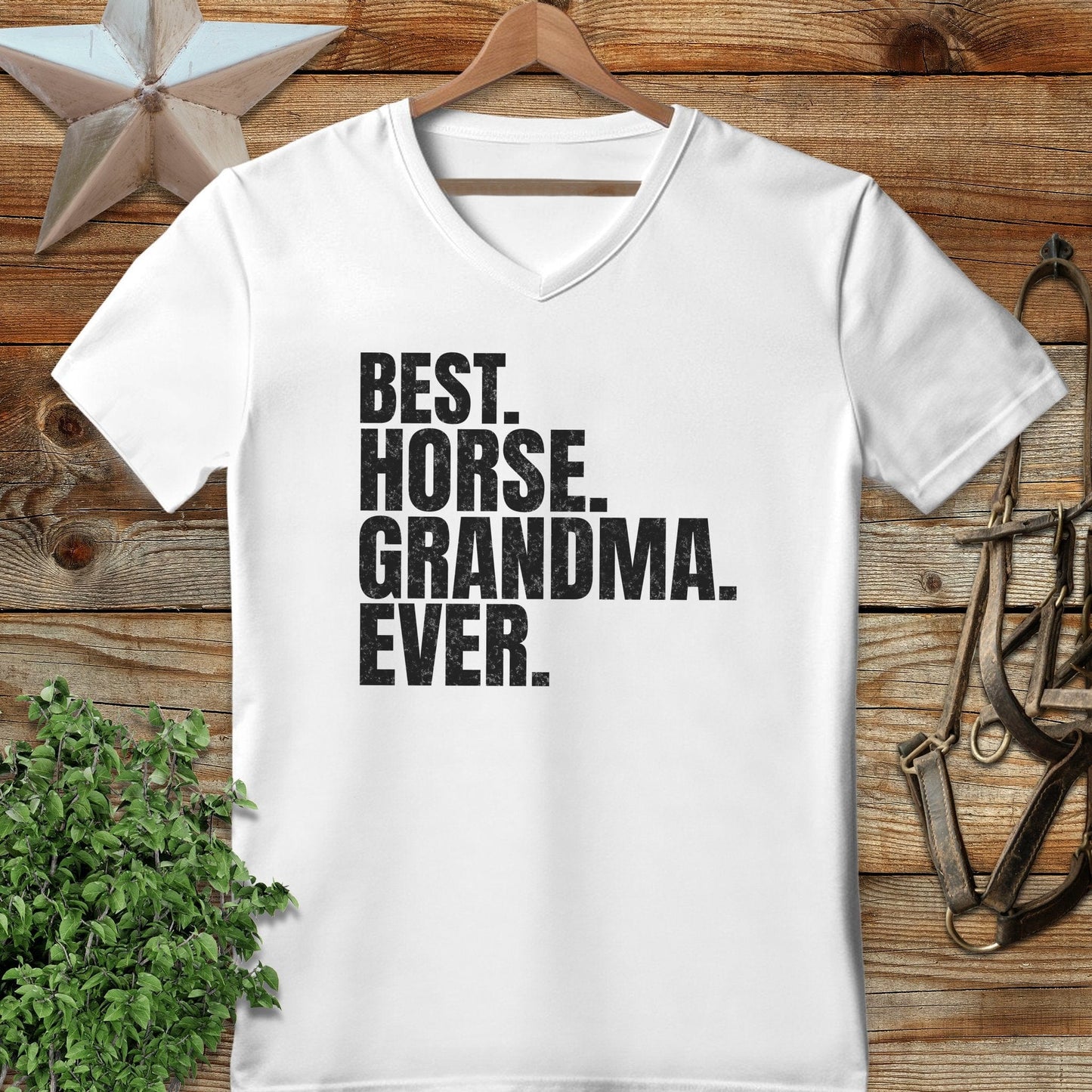 Best Horse Grandma Ever V-neck