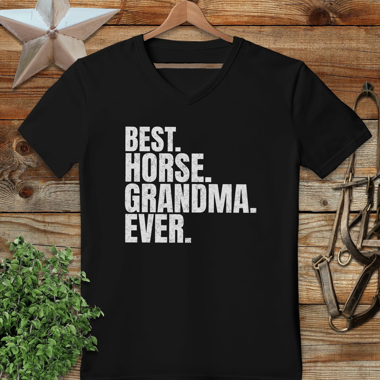 Best Horse Grandma Ever V-neck