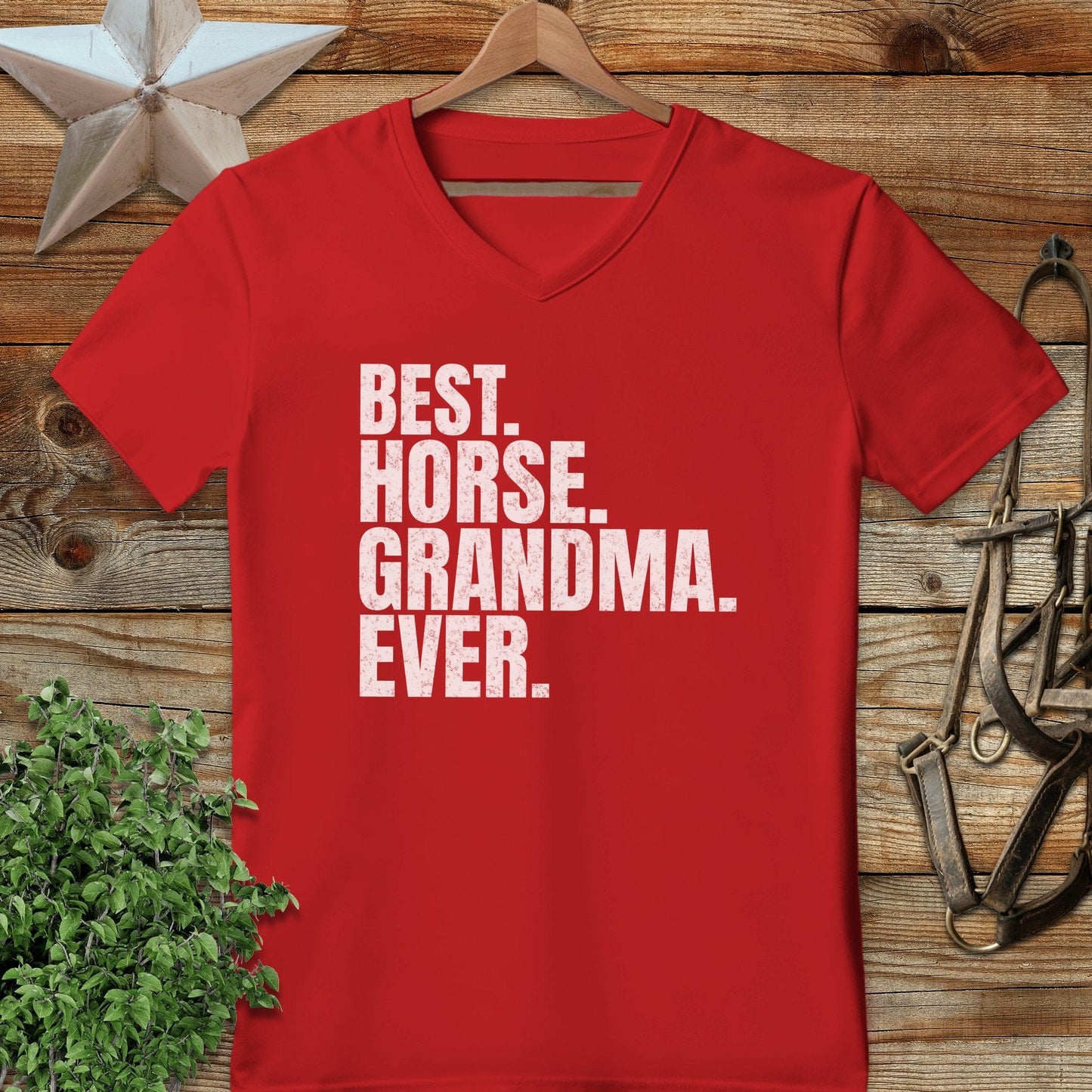 Best Horse Grandma Ever V-neck