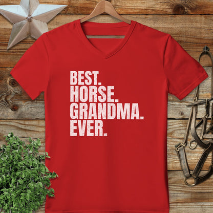 Best Horse Grandma Ever V-neck