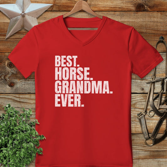 Best Horse Grandma Ever V-neck