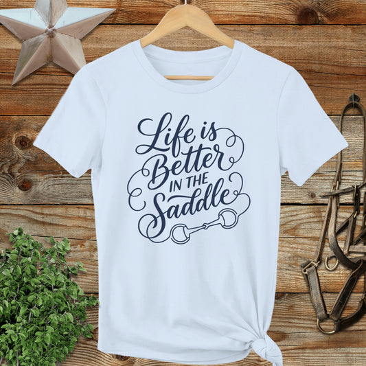 Better in the Saddle Ladies Tee