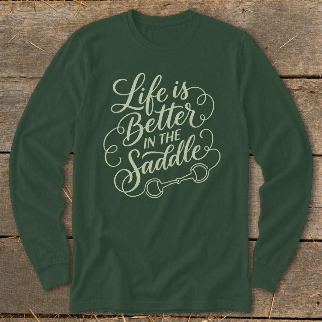 Better in the Saddle Long Sleeve Tee