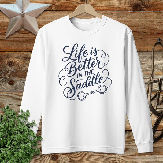 Better in the Saddle Long Sleeve Tee