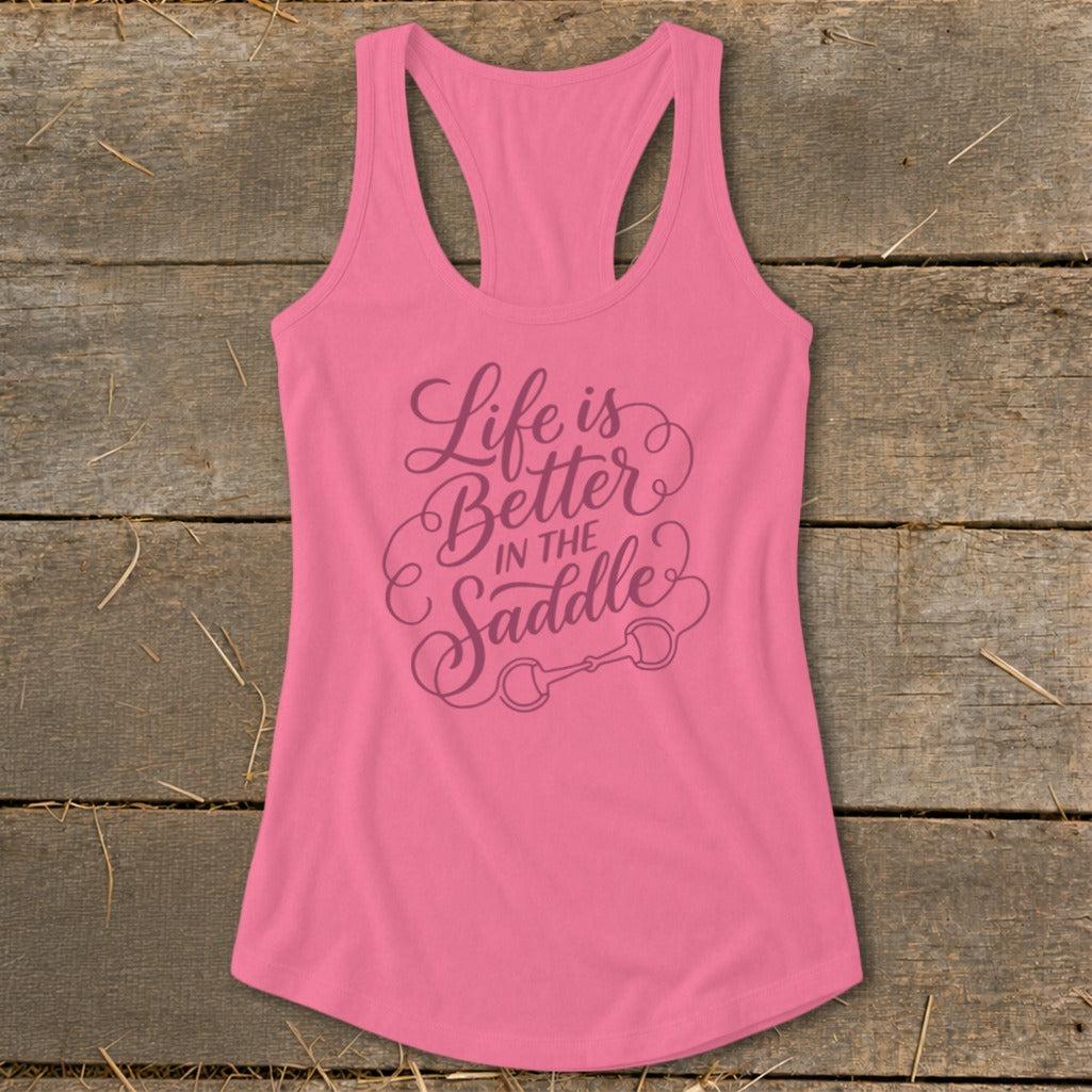 Better in the Saddle Racerback Tank